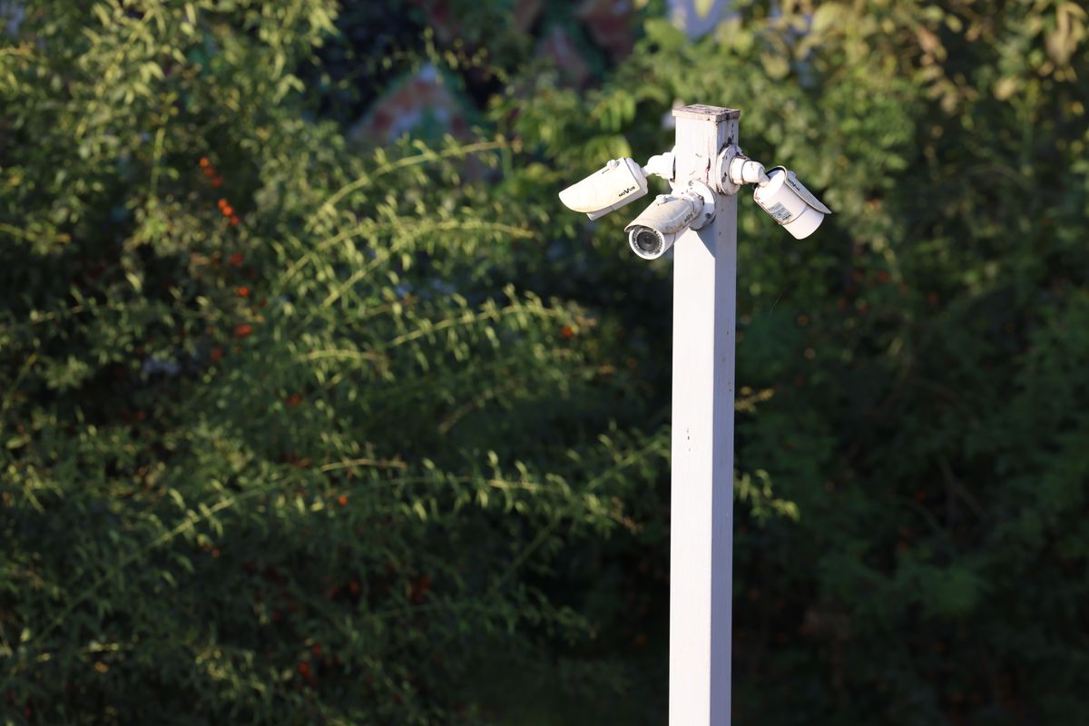 Outdoor CCTV surveillance cameras